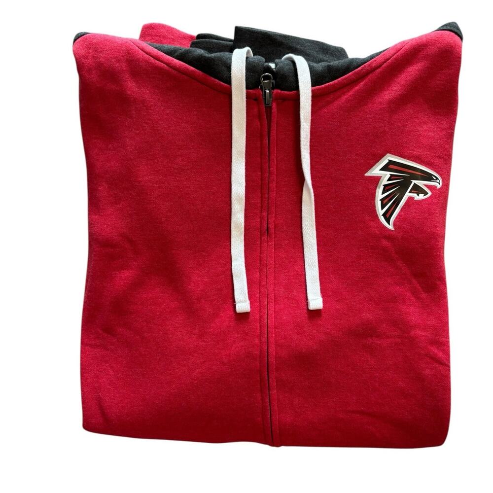 FANATICS NFL ATLANTA FALCON'S MENS ZIP-UP HOODIE NWT SIZE 5XL BIG & TALL - Picture 5 of 7